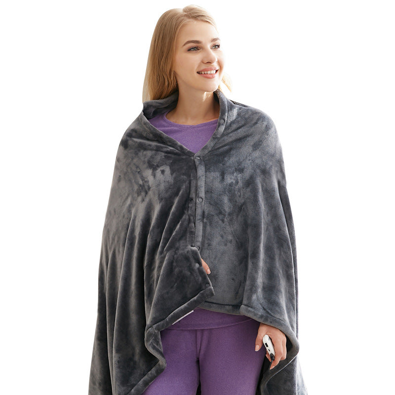 PlushWrap - Soft Electric Heated Shawl Blanket Wrap