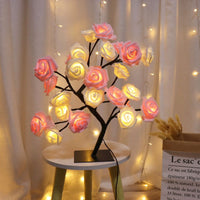 Thumbnail for Bedroom Room Rose Tree Lamp Decoration