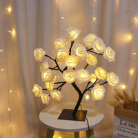 Thumbnail for Bedroom Room Rose Tree Lamp Decoration