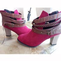 Thumbnail for Buckle Strap Ankle Boots