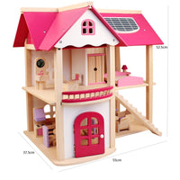 Thumbnail for Wooden Dollhouse W/ Furniture