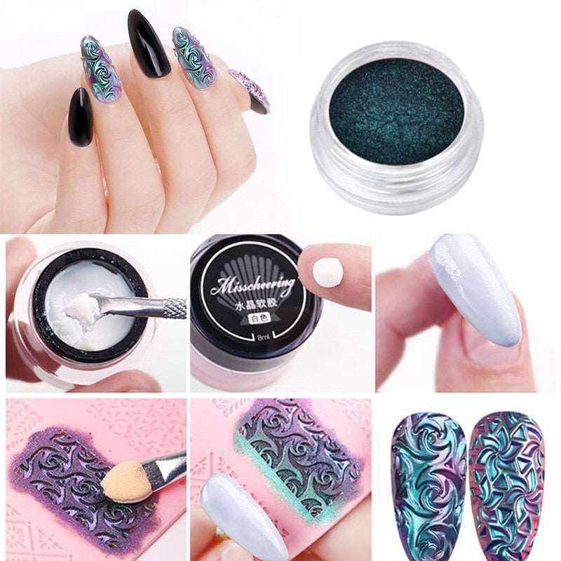 4D Sculpture Nail Art Mold Set