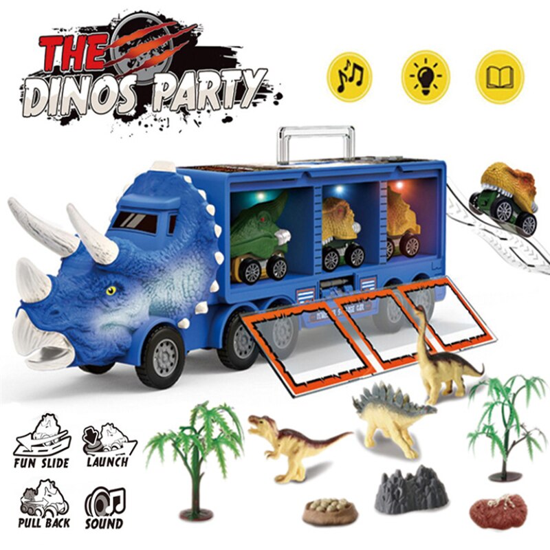 DINOSAUR TRANSPORT TOY CAR