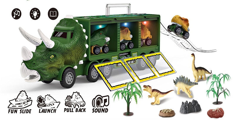 DINOSAUR TRANSPORT TOY CAR