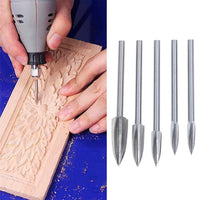 Thumbnail for WOOD CARVING & ENGRAVING DRILL BIT SET