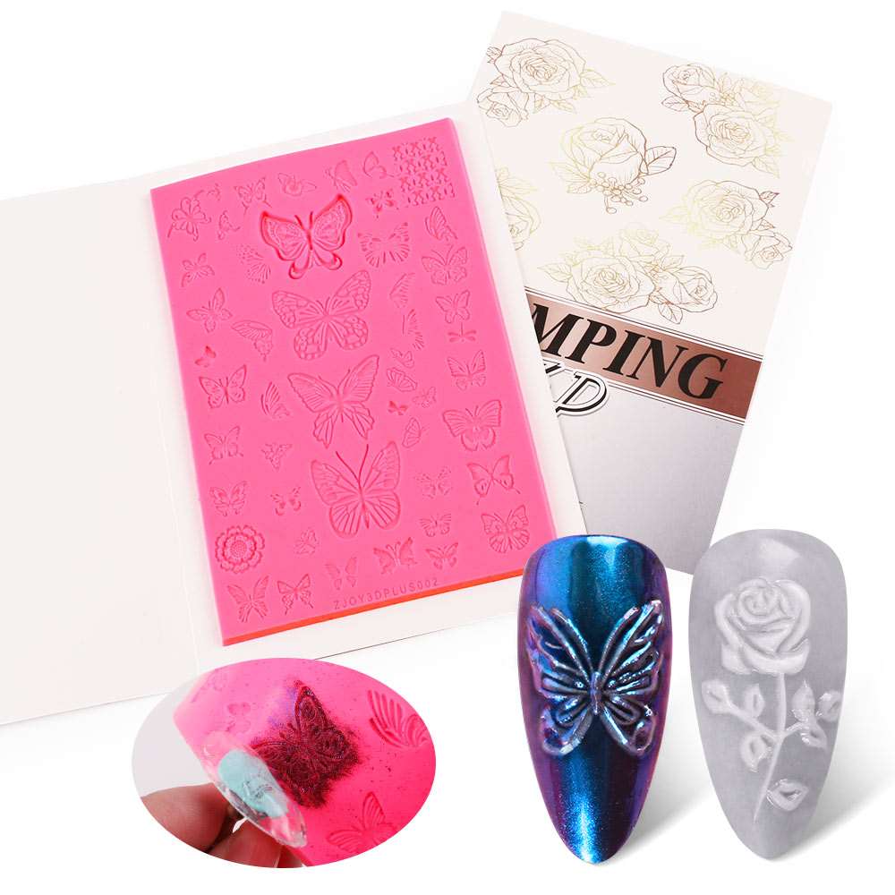 4D Sculpture Nail Art Mold Set