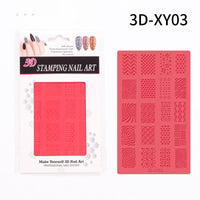 Thumbnail for 4D Sculpture Nail Art Mold Set