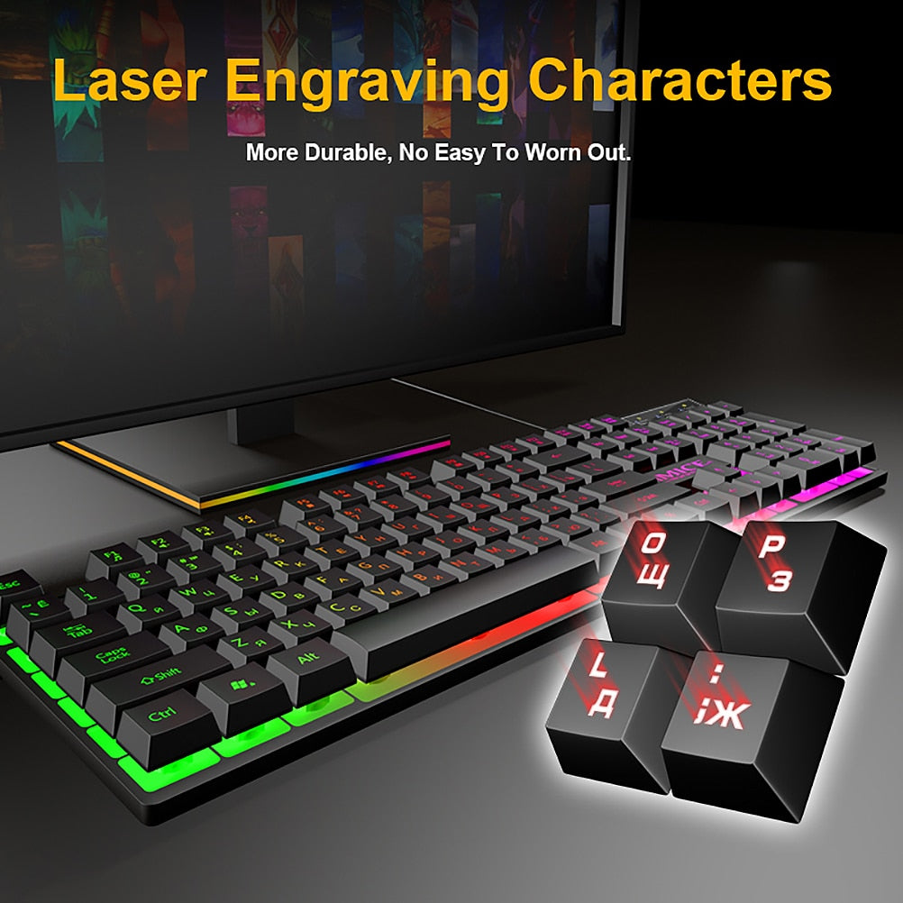 CONVENIENT RGB GAMING MOUSE PAD