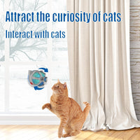 Thumbnail for KatKleene - Cat Self Groomer with Catnip Automatic Rotating Cat Massager