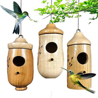 Thumbnail for HumPod - Wooden Hummingbird House
