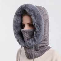 Thumbnail for Winter Fur Cap Mask Set