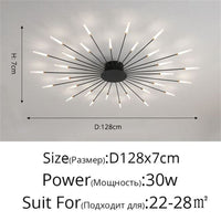 Thumbnail for Premium Nordic Styled Firework Shape Ceiling Light