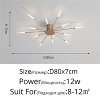 Thumbnail for Premium Nordic Styled Firework Shape Ceiling Light