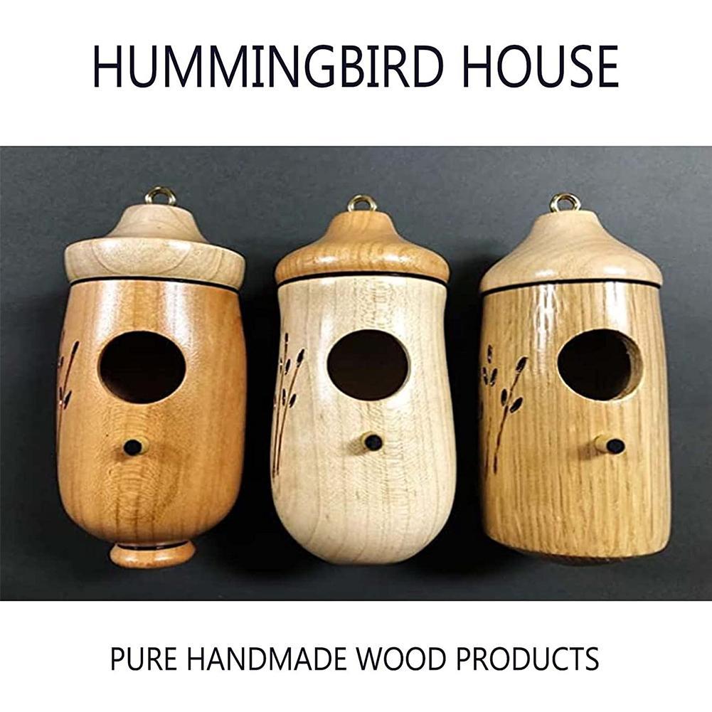HumPod - Wooden Hummingbird House