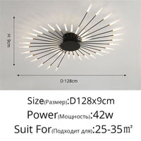 Thumbnail for Premium Nordic Styled Firework Shape Ceiling Light