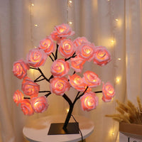 Thumbnail for Bedroom Room Rose Tree Lamp Decoration