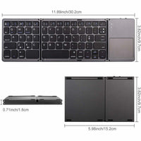 Thumbnail for Portable Bluetooth Keyboard With Touchpad
