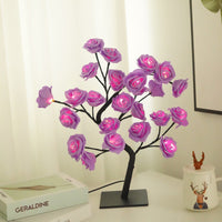 Thumbnail for Bedroom Room Rose Tree Lamp Decoration