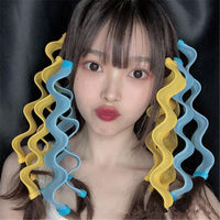 Thumbnail for CurlRoll - DIY Magic Hair Curler Heatless Hair Rollers Curlers